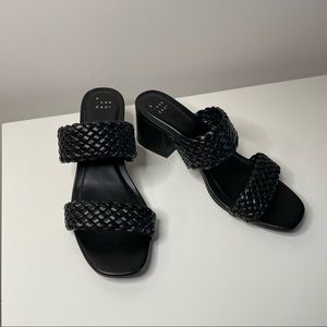 a new day black heels, size 8.5